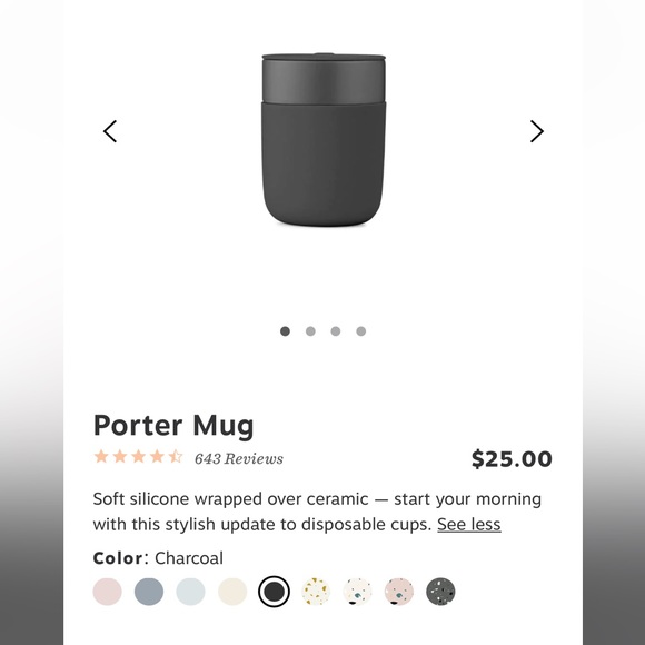 Porter - Mug in charcoal - Picture 5 of 6